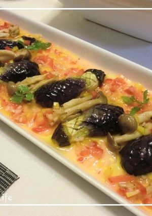 小茄子のマリネ＊豆板醤ドレッシング＊-レシピのメイン写真