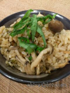 しそ香る☆きのこツナ昆布の炊きこみご飯-レシピのメイン写真