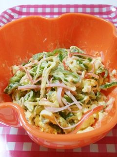 ピーマンのたまごサラダ-レシピのメイン写真