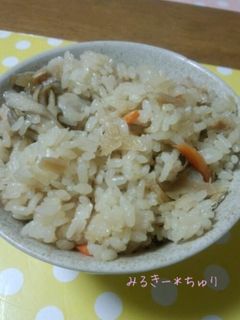 秋の*五目炊き込みご飯-レシピのメイン写真
