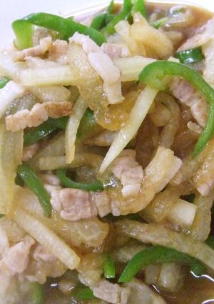 とうがんの炒め物☆チンジャオロース風☆-レシピのメイン写真