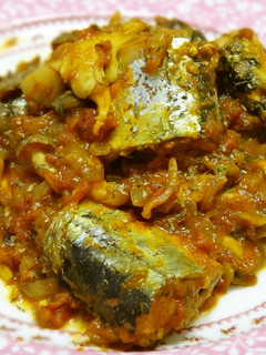 秋の味覚★さんまと茸のトマトカレー煮-レシピのメイン写真