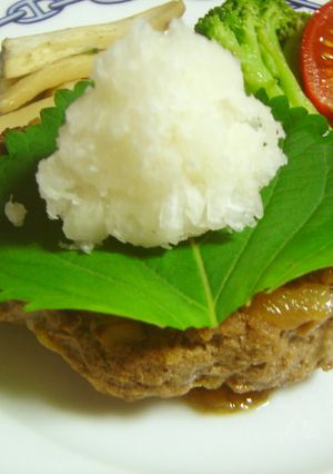 椎茸入り和風ハンバーグ-レシピのメイン写真