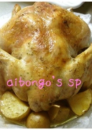 Xmasチキン丸焼き★初めてでも大丈夫♡-レシピのメイン写真