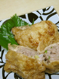 豚挽き稲荷-レシピのメイン写真