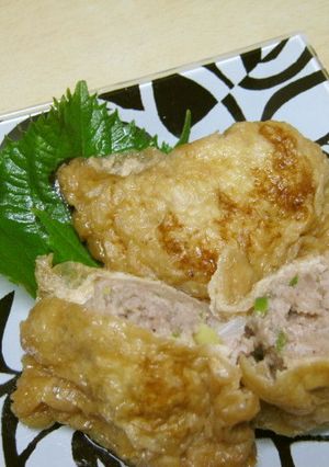豚挽き稲荷-レシピのメイン写真