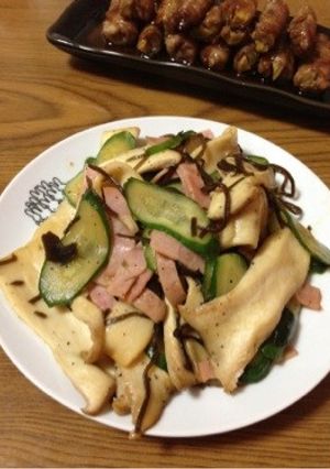 エリンギとキュウリのバター塩昆布炒め-レシピのメイン写真