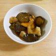 ナスとかぼちゃとレンコンの醤油炒め