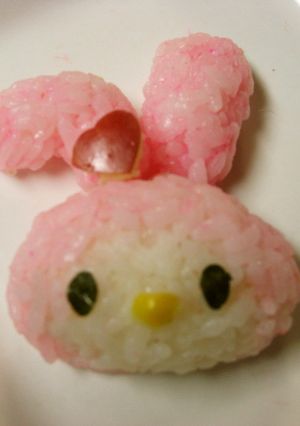 ♡キャラ弁❤マイメロちゃんのおにぎり♡-レシピのメイン写真
