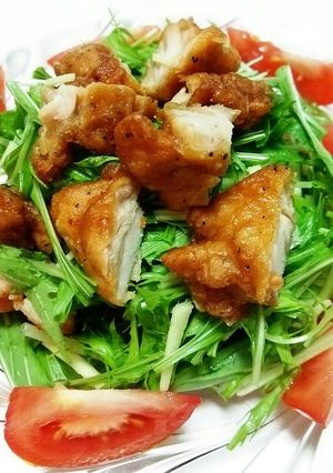 唐揚げサラダ…☆　更新！-レシピのメイン写真