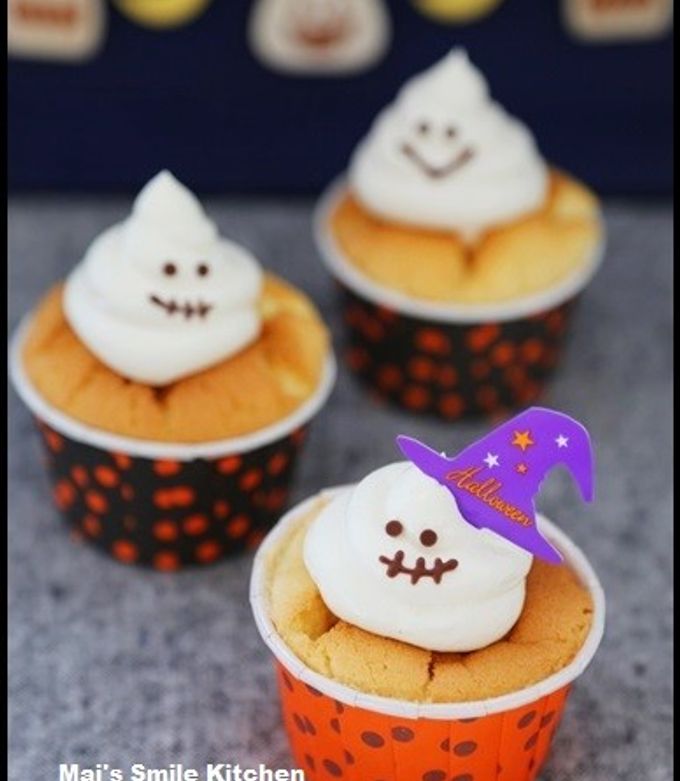 オバケカップケーキ☆ハロウィン
