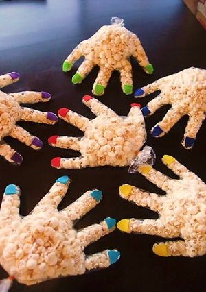 ハロウィン☆ゾンビの手ポップコーン-レシピのメイン写真