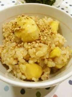 玄米の栗ご飯-レシピのメイン写真