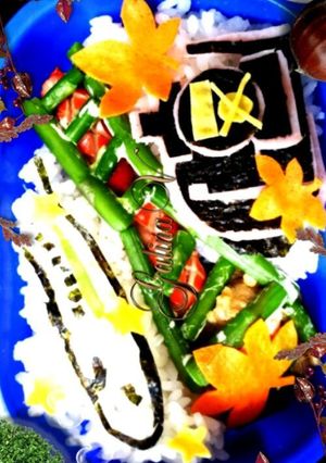 キャラ弁★新幹線＆機関車-レシピのメイン写真