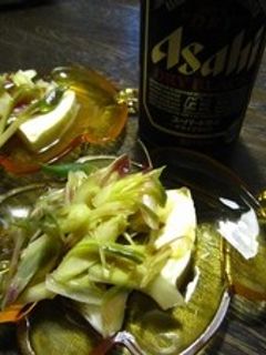 チーズの茗荷炒め乗せ♪-レシピのメイン写真