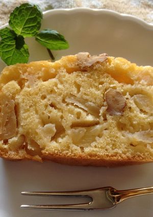 実りの秋☆リンゴと胡桃のパウンドケーキ-レシピのメイン写真