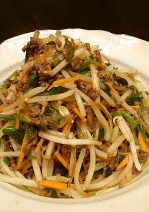 お野菜たっぷり♥ひき肉入りのチャプチェ風-レシピのメイン写真