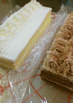 1つのシフォン生地で☆プレーン&チョコ-レシピのメイン写真