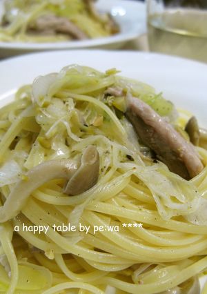 超美味しい〜！さんまと白ネギのスパゲティ-レシピのメイン写真