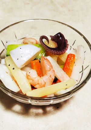海鮮野菜サラダ-レシピのメイン写真