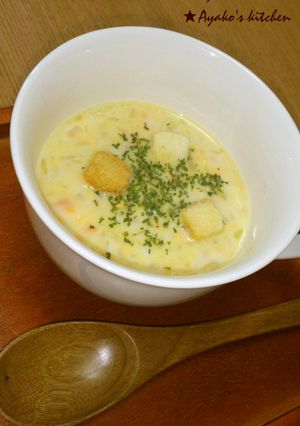 たまごのミルクスープ-レシピのメイン写真