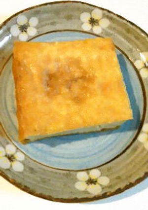 厚揚げのバター醤油焼き-レシピのメイン写真