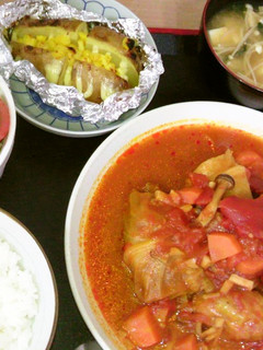 トマト煮ロールキャベツ-レシピのメイン写真