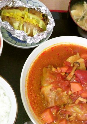 トマト煮ロールキャベツ-レシピのメイン写真