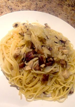 椎茸大好き♪和風パスタ＊バター醤油風味-レシピのメイン写真