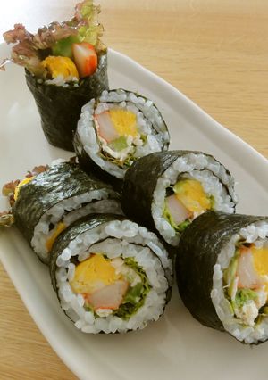 恵方巻きにもっ☆王道太巻き☆サラダ巻き♪-レシピのメイン写真