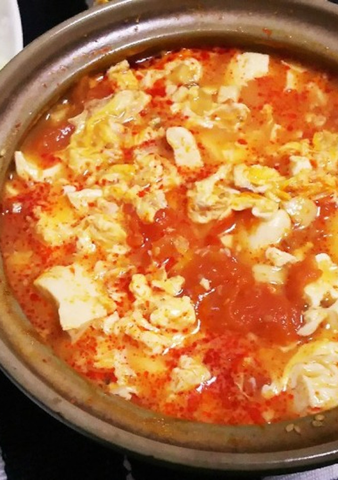 トマトと卵の中華スープ-レシピのメイン写真
