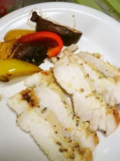 鶏胸肉のハニーマスタード焼き-レシピのメイン写真