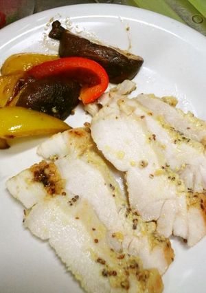 鶏胸肉のハニーマスタード焼き-レシピのメイン写真