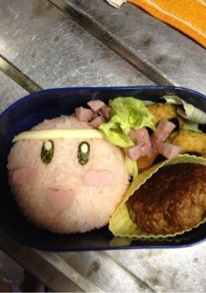 キャラ弁 星のカービィ 運動会-レシピのメイン写真
