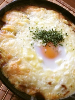 残ったカレーリメイク!マイルド焼きカレー-レシピのメイン写真