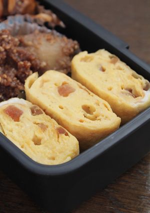 お弁当にも！酒の肴にも！奈良漬卵焼き-レシピのメイン写真