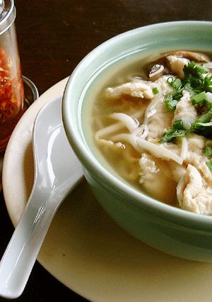 鶏だしの豚バラ・ライスヌードル-レシピのメイン写真