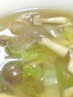 マロニーときのこのヘルシースープ-レシピのメイン写真