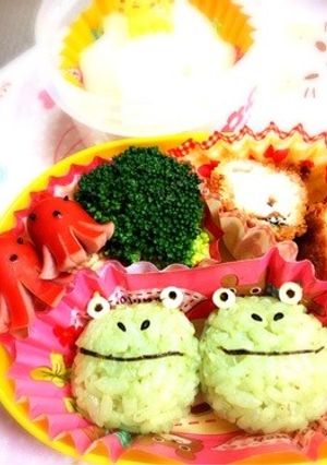 キャラ弁 かえるちゃん-レシピのメイン写真