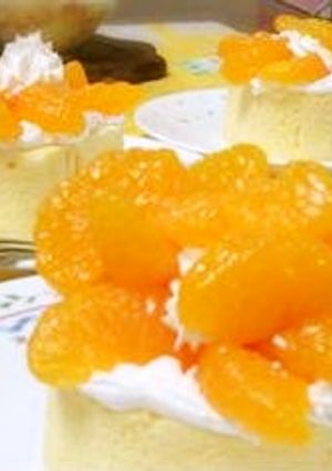気分だけ手作りケーキ（みかん）-レシピのメイン写真