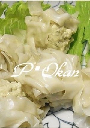 ヘルシー♪ムネ肉花シュウマイ-レシピのメイン写真