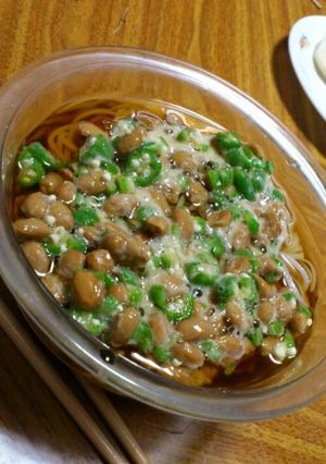 ネバネバそうめん-レシピのメイン写真