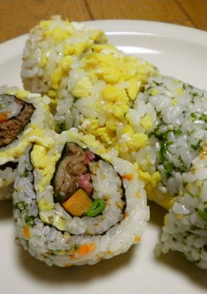 色彩牛肉巻きずし-レシピのメイン写真