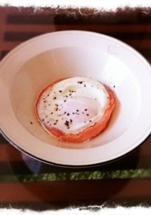 レンジde目玉焼き♡-レシピのメイン写真
