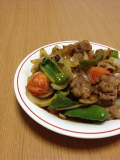 玉ねぎと豚肉の酢っぱり炒め~カレー風味~-レシピのメイン写真