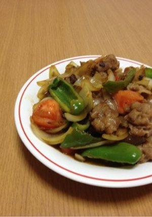 玉ねぎと豚肉の酢っぱり炒め~カレー風味~-レシピのメイン写真