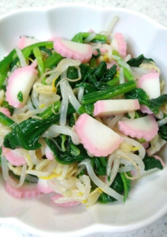 ほうれん草ともやしの和え物-レシピのメイン写真