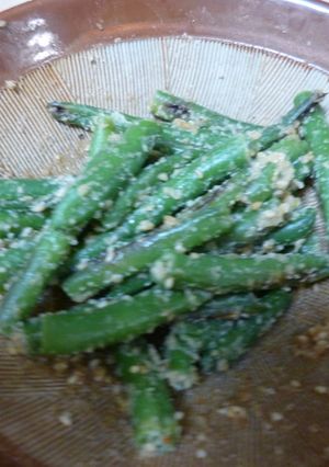 無加水鍋で・いんげんの胡麻和え-レシピのメイン写真