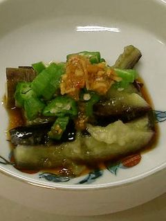 蒸しなすの中華風和え物-レシピのメイン写真