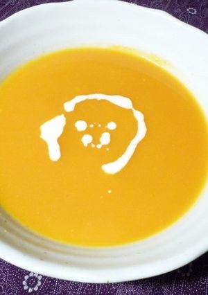 バターナッツ南瓜ポタージュ 京都カフェ-レシピのメイン写真